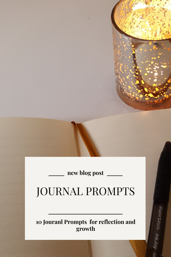 10 Journal Prompts for reflection and growth